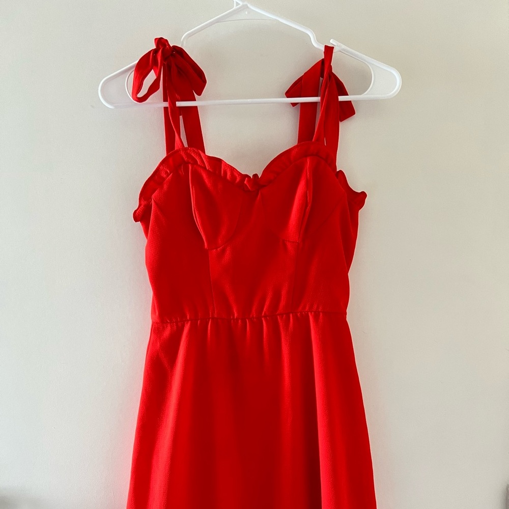 Red dress size small
